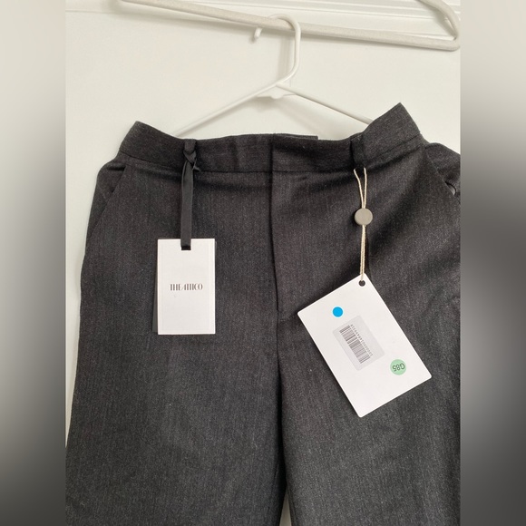 The Attico Dress Pants Heathered Black | NWT IT size 40, US size 2/4 - Picture 2 of 7